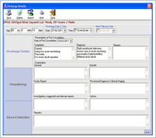 OncoSoft Discharge Details