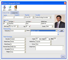 OncoSoft Patient’s Demographic Details